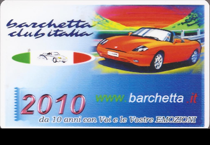 Tessera anno 2010